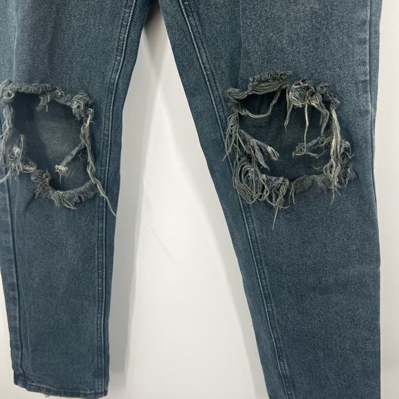 One x One Teaspoon Low Waist Awesome Baggies Jeans Distressed - Picture 4 of 9
